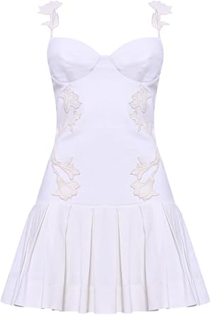 Aquamist Linen Mini Dress