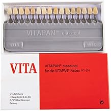Dental 16/29 Colors Teeth Bleach Classical Shade Guide Teeth White Bleaching Dental Plate(Size:16Colors)