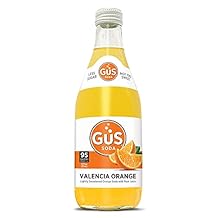 GuS Grown-Up Soda | Lightly Sweetened Sodas with Real Juices | 12 Fl Oz (Pack of 24) (Dry Valencia Orange)