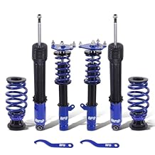 BFO Coilovers for Honda Accord CV1/CV2/CV3 2018-2022, Height Adjustable Coilovers Suspension Kit, Preset Damping Shock Absorber Struts, Lowering Kit Blue