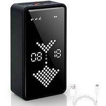 GuDoQi Digital Hourglass Pomodoro Timer, Magnetic 1-99 Mins Adjustable Rechargeable Digital Countdown ADHD Timer, Mute/Low Volume/High Low Volume Modes for Work, Study, Back to School, Kitch, Black
