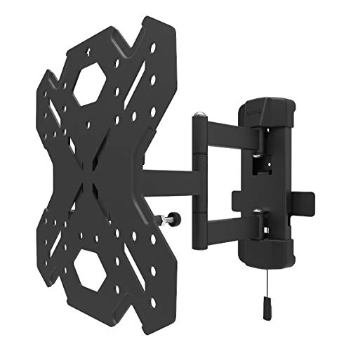 Kanto RV250G Full Motion TV Wall Mount | Includes 2 Wallplates | Galvanized to Prevent Rust | Locking Arm for RVs and Boats | Supports 26 - 42 TVs up to 40 lb | Black