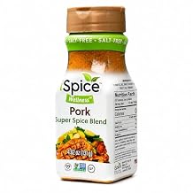 iSpice - Salt-Free | Sugar free | 100% Pure Wellness Pork Seasoning Fat Free Super Spice Blend | All Natural