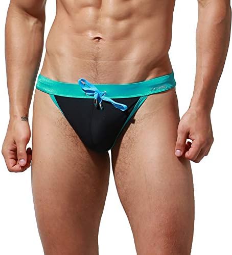 DESMIIT Mens Cup Tight Swimwear Briefs Swimming Sunbath Swimsuit