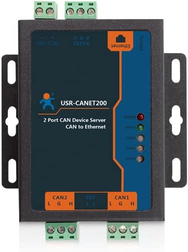Davitu Motor Driver - USR-CANET200 Industrial Can to Ethernet RS485 Converter Integrated CAN Port Relay Network Server Support TCP/IP Protocol