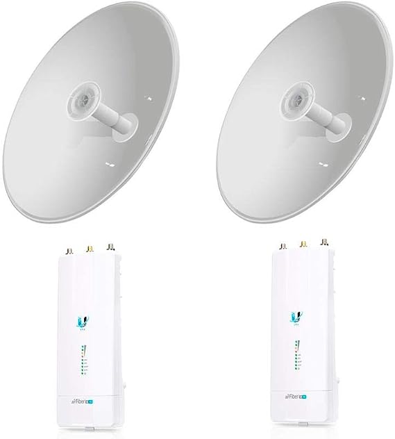 AF-5XHD US (x2) 5GHz airFiber X 1Gbps Backhaul with AF-5G30-S45 (x2) 30dBi Slant 45 Antenna