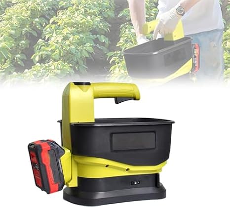 Spreader Handheld Seeder, Seed Spreader, 5.5l Large-Capacity Aggregate Trough,with 6 Gears Adjustable,for Seeds, Feeds