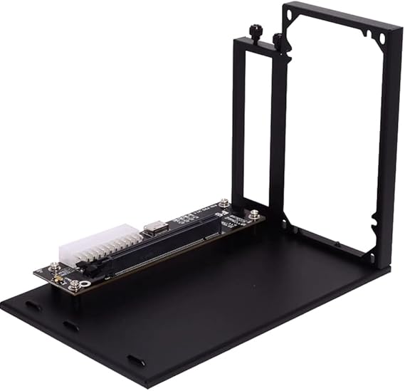 ATX GPU Dock F9G-BK7 PCIe 4.0 X4 64Gbps OCuLink Laptop External Graphics Card EGPU Adapter for M. 2 NVMe to Oculink