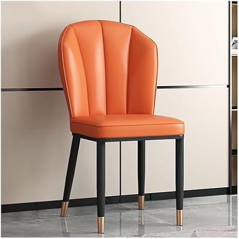 Chair Dining Chairs Mid Century Dining Chairs Upholstered Kitchen Chairs Side Chairs with Faux Leather Metal Legs for Kitchen Dining,Gold,A,Golde, Gold-Animal Horse