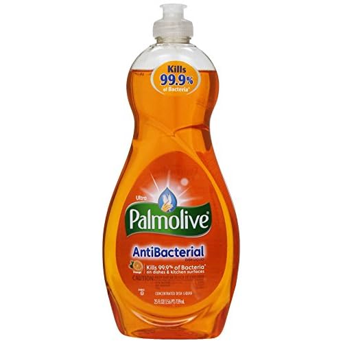 Palmolive Ultra Antibacterial Orange Dish Liquid, 25-Ounce Pack of 3