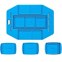 BGA Silicone Pad, Insulation Mat, BGA Reballing Stencil Mat, Universal BGA Stencil Magnetic Base, Silicone Tin Planting Pad, Tin Planting Platform for Mobile Phone CPU Chip Soldering BGA Reballing