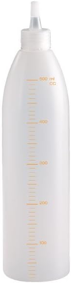 Martellato BO500N Graduated Bottle, 500 ml, White