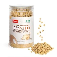 Besway Traditional Chinese Freeze Dried Natto 4oz Rehydrate to Sticky & Stringym, Probiotic Rich Natural Fermented Soybeans, Vitamin K2, Plant Protein Product of China