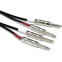 Proco Excellines Dual Instrument Patch Cable - 10 Feet Straight-Straight