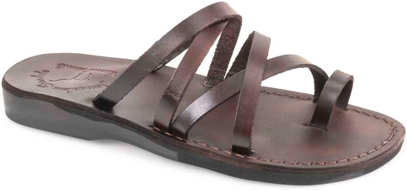Ariel - Leather Cross Strap Sandal - Womens Sandals