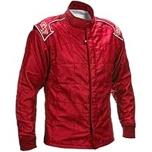 G-FORCE Racing Gear Driving Jacket, G-Limit, SFI 3.2A/5, Multiple Layer, Fire Retardant Cotton/Nomex, Red, X-Large, Each