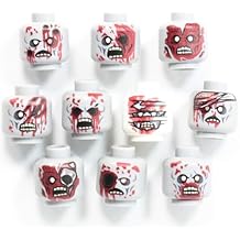 BrickTactical Zombie Gore Head Pack for Minifigs