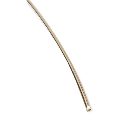18 Gauge 1 Foot Solder-Filled 925 Sterling Silver Round Wire Dead Soft Made in USA by CRAFT WIRE