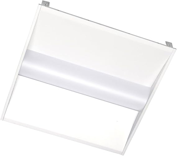 2x2 FT LED Troffer Light, 120-277V Frosted, 0-10V Dimmable Drop Ceiling Panel Light, 15W/19W/24W/29W Switchable, 3500K/4000K/5000K Selectable, UL & DLC Listed, 1PK