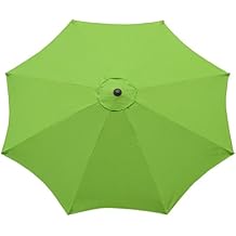 BELLRINO DECOR Replacement SAGE GREEN " STRONG & THICK " Umbrella Canopy for 10ft 8 Ribs (Canopy Only)
