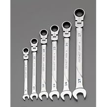 ESCO EA614LR 6-Piece Combination Long Gear Wrench (Oscillating Type)