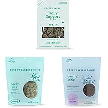 Bocce's Bakery Fresh Kisses Assorted Treat Bundle for Small Dogs, Wheat-Free Dog Treats, Made with Real Ingredients, Baked in The USA, Supports Oral Health, All-Natural
