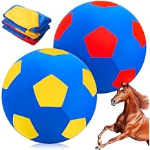2 Pcs 40 Inch Horse Ball Covers Please Watch VCR for How to Inflation Mega Herding Play Covers for Horse Herding Ball (Vibrant Style)