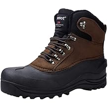 riemot Men's Women's Winter Boots Waterproof Insulated Snow Shoes for Outdoor Hiking Skiing Warm Lightweight Anti-Slip Ankle Boots