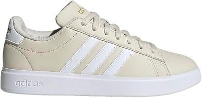 Adidas Womens Grand Court 2.0 AluminaFtwr WhiteGold met. 7.5 US