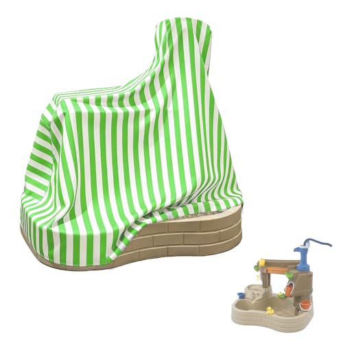 Kids Water Sensory Table Pool Cover,Heavy-Duty Waterproof Dust Proof Anti-UV Kids Water Table Covers,Suitable for Pump & Splash Discovery Pond Water Table.Only Cover Green