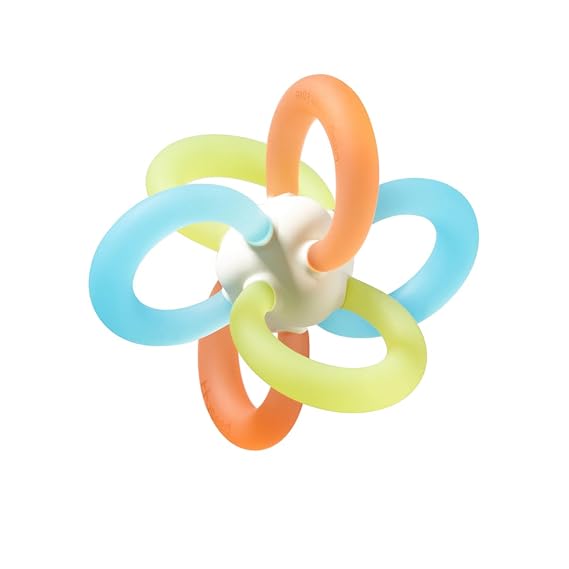 Mini Teether Toy | Silicone Soothing Baby Teether Toys for Infants(1 Pack)