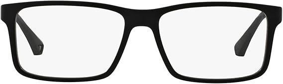 Emporio Armani mens Ea3038 Rectangular Prescription Eyewear Frames