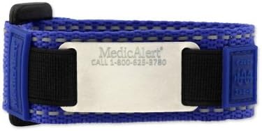 MEDICALERT Foundation Reflective Band Medical ID Bracelet, Medium