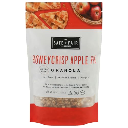 T.he Safe  Fair Food Co Honeycrisp Granola 12 oz Pack of 6