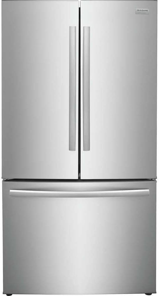 Frigidaire Gallery 23.3 cu. ft. French Door Refrigerator in Stainless Steel, Counter-Depth GRFG2353AF