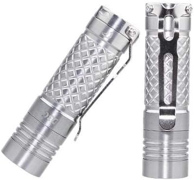 Eagletac D3C Clicky Titanium XM-L2 LED -800 Lumen -Compact Everyday Carry Flashlight