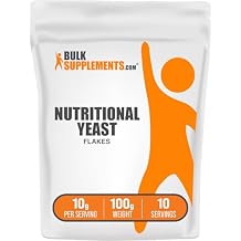 Nutritional Yeast Flakes - with Essential B Vitamins, Nutritional Yeast Non-Fortified, Superfood Supplement - Vegan & Gluten Free, 10g per Serving, 100g (3.5 oz) (Pack of 1)