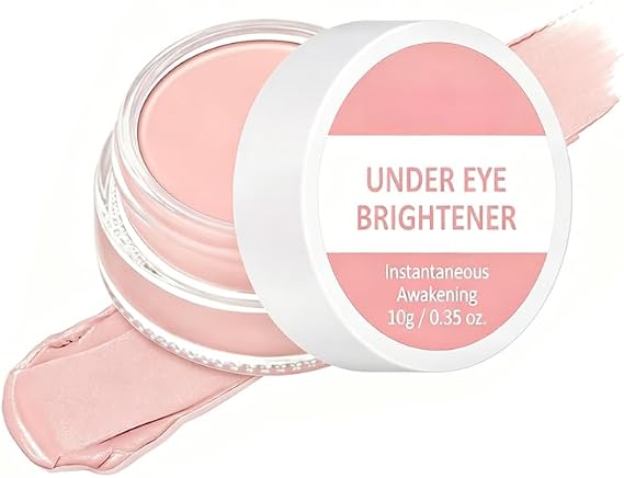 Under Eye Brightener Concealer,Cream,Colour Corrector For Dark Circles & Blemishes,Lightweight,Natural,Shimmery,Long Lasting,10g