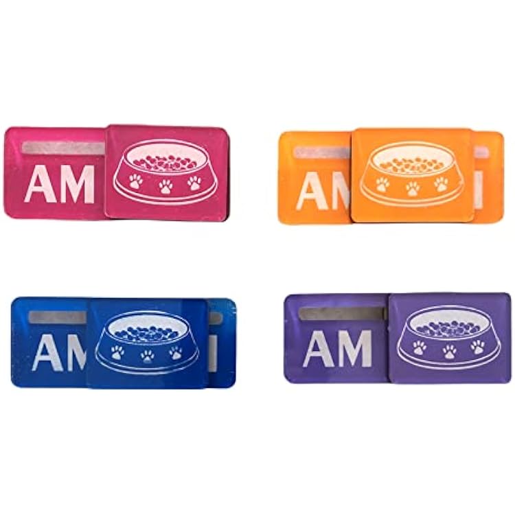 DOG Fed Feed tracker | CAT Fed EZslider - color options, Magnet|Adhesive