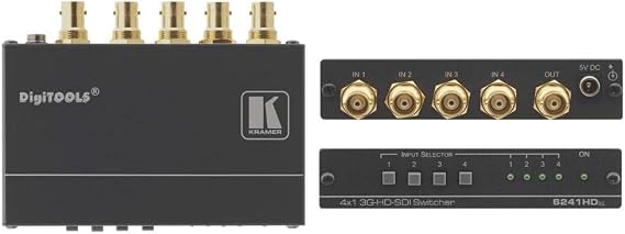Kramer Electronics 6241HDXL 4x1 3G HD-SDI Switcher