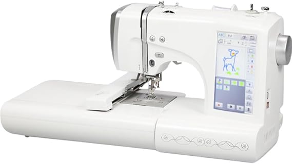 Automatic Sewing Machine,Electric Embroidery Machine,Built in 150 Patterns,4"X 9.2"/4"X 4" Embroidery Area,LCD Touch Screen,for Home Crafting and DIY Projects