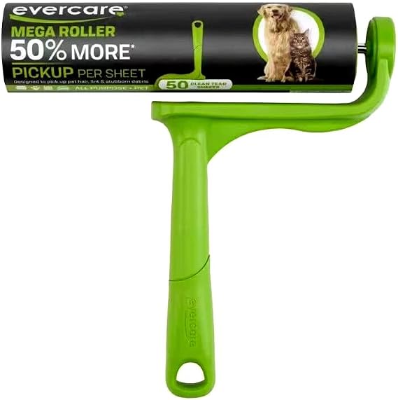 Evercare Ultra Sticky Pet Mega Lint Roller with 25 Sheets