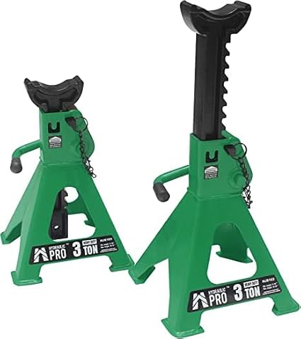 Jack Stands 3 ton, Car Jack Stand with Double Security Locking Pins 6000 lbs Capacity, 2 Pack