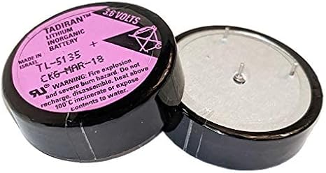 Tadiran TL-5135 Replacement 3.6V 1700mAh Lithium Battery