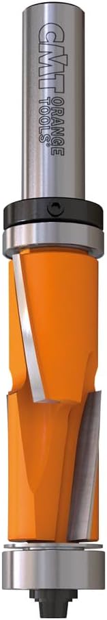 CMT ORANGE TOOLS 806.127.41B FLUSH TRIM BIT W/ 2 BEARINGS HW Z2+2 S=6.35 D=12.7x25.4x80
