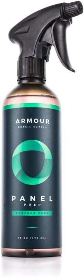 Armour Detail Supply Panel Prep - Surface Preparation Solution with Isopropyl Alcohol, Degreasers & Foaming Agents Ideal for Pre-Wax, Sealant & Coating Applications - 16oz