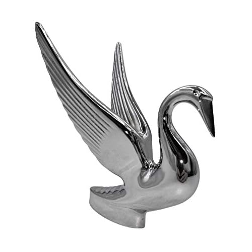 Swan Hood Ornament Chrome Universal Fitment for Semi Trucks