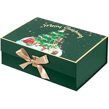 Gift Box with Lid,10.24x7.48x3.15 Gift Boxes for Presents with Ribbon and Magnetic Closure,Valentine's,Mother's Day Gift Packging