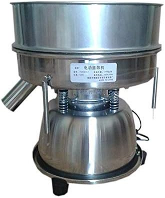 Electric Automatic Sieve Shaker Vibrating Sieve Machine Food Industrial Stainless Steel Sifter for Granule Powder Grain (12 Mesh 1.6mm)