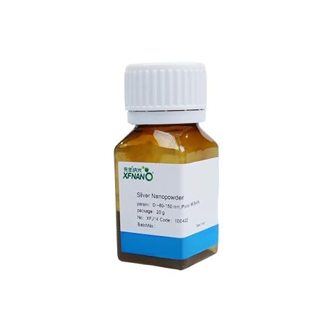 Purity 99.9% Nano Silver Powder Ag Nanopowder Nanoparticles 60-200nm by Calcinating-Same Day Priority Shipping (20 Gram)